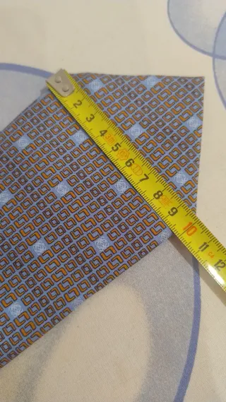 Corbata Loewe Azul y Naranja