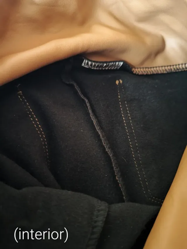 Legging polipiel con bolsillos