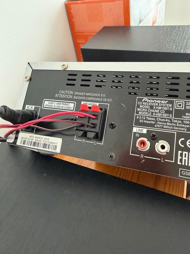 Microcadena Panasonic X-HM15BT-S-plata