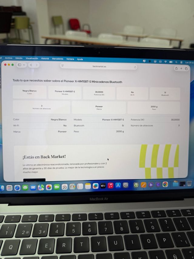 Microcadena Panasonic X-HM15BT-S-plata