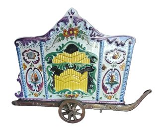 Caja Musical Delft Holandesa Vintage