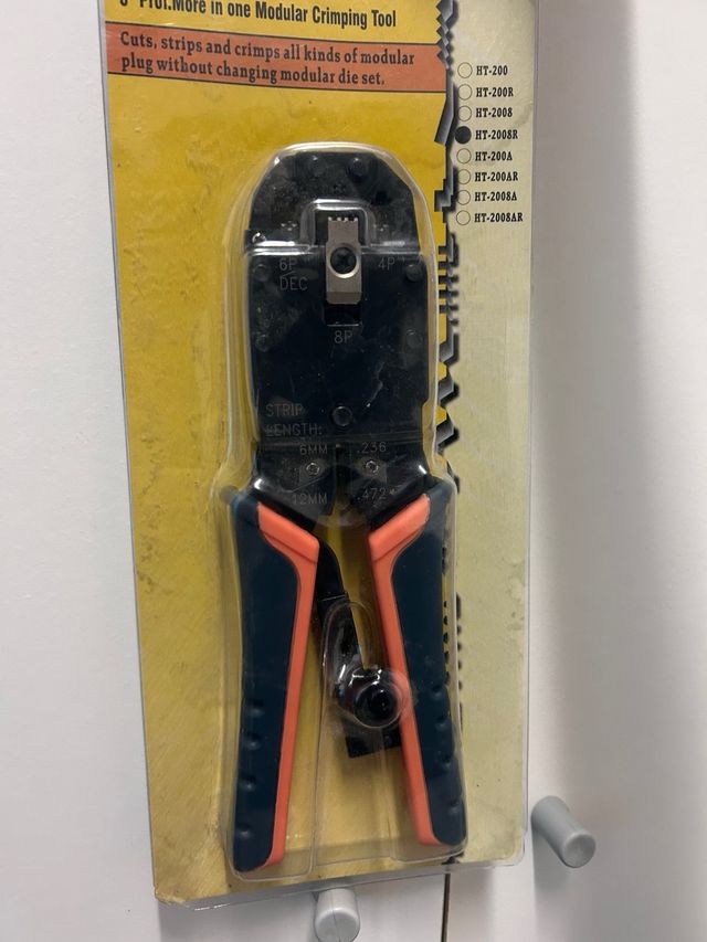 Tenaza Crimpadora AISENS RJ10/RJ11/RJ12/RJ45