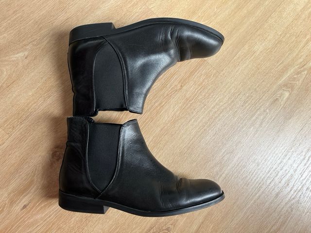 Botines Chelsea Zara Talla 37 Negros