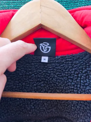 Chaqueta Ternua M Roja Forro Polar