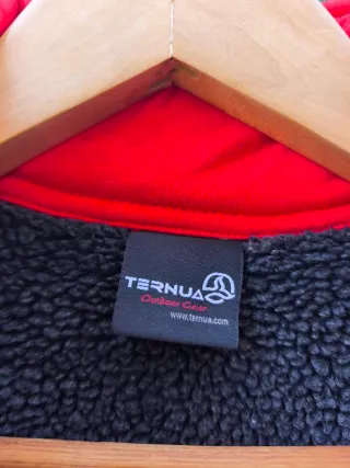 Chaqueta Ternua M Roja Forro Polar