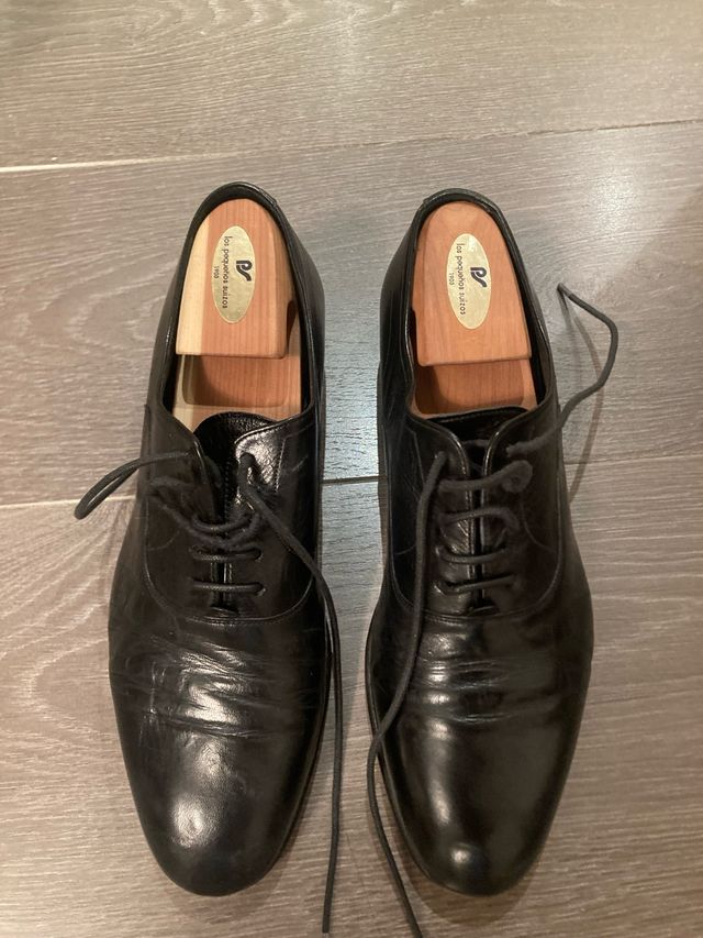 Zapatos Oxford Barrats 1890 en piel negra 41,5