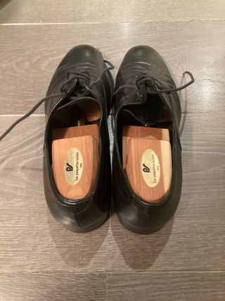 Zapatos Oxford Barrats 1890 en piel negra 41,5