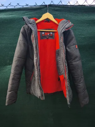 Chaqueta Superdry Xenon Talla S Gris