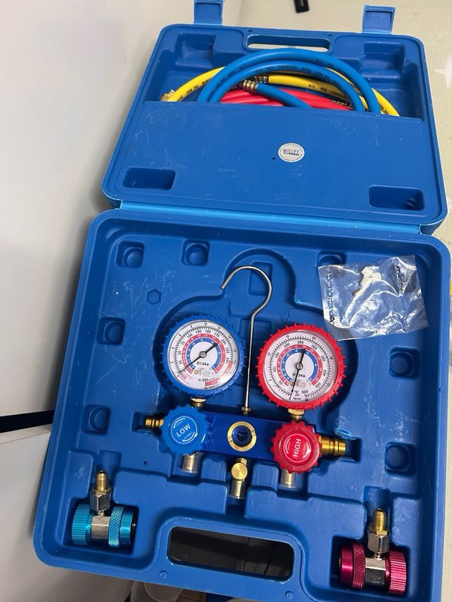 Kit Manómetros Coche R134a R12 (nuevo)