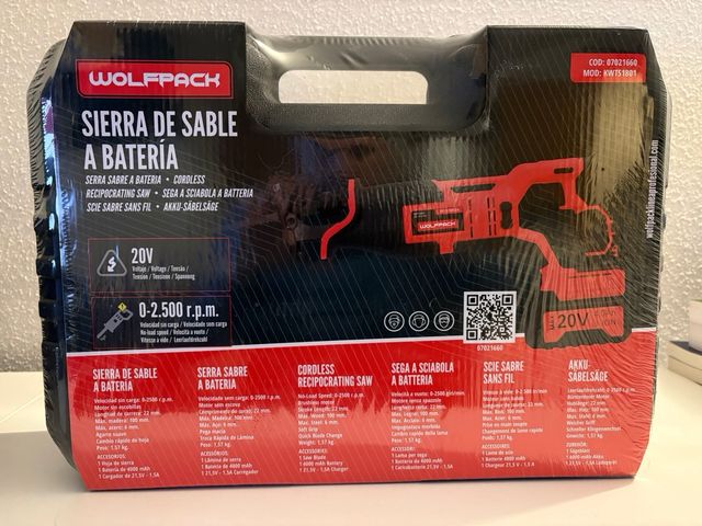 Sierra Sable Batería 20V 4Ah