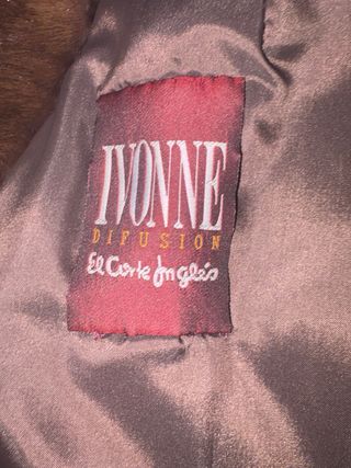 Abrigo de piel MUSQUE marrón