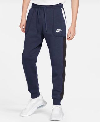 Pantalones Nike Air Fleece Azul y Negro