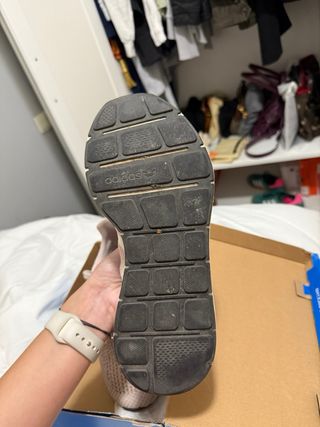 Deportivas Adidas Rosa y Blancas