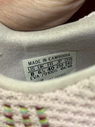 Deportivas Adidas Rosa y Blancas