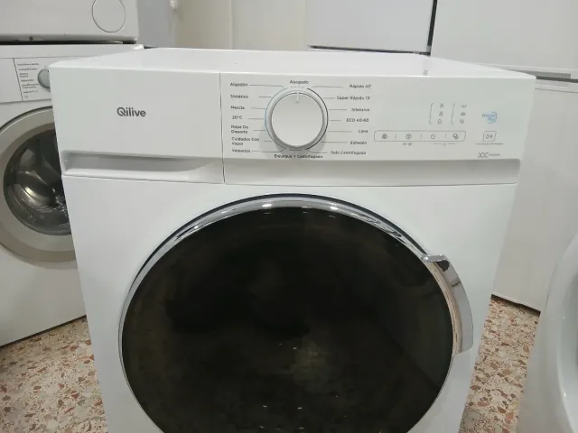 Lavadora Qilive de 8kg A+++ Blanca