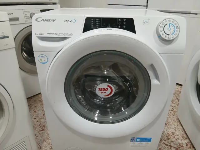 Lavadora Candy RapidO 8kg 1200rpm