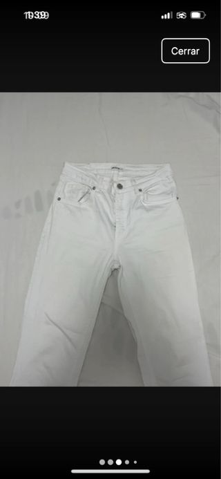 Pantalón blanco brownie 