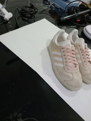 Adidas Gazelle Beige/Rosa Talla 37