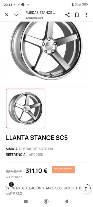Llantas STANCE 19 BMW
