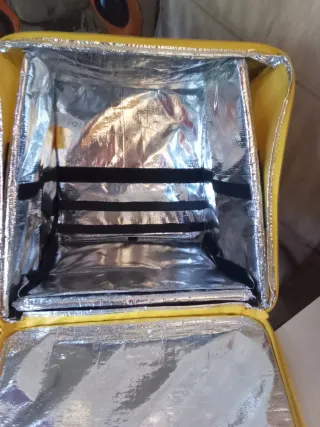 Mochila Térmica Glovo Amarilla(no rebajo)