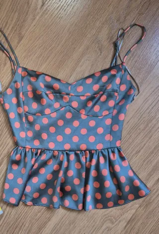 Top de lunares Zara Talla XS