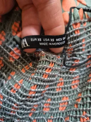 Top de lunares Zara Talla XS