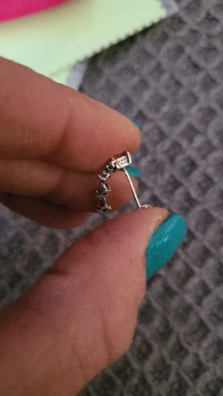 Pendientes Pandora Círculo y Cuadrado Brillante