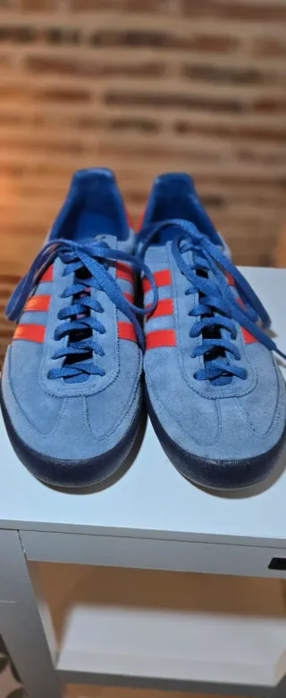 Zapatillas Adidas Jeans Vintage Azul/Rojo
