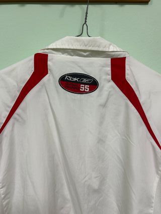 Chaqueta Reebok Vintage Blanca y Roja
