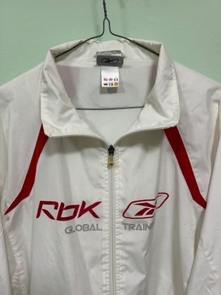 Chaqueta Reebok Vintage Blanca y Roja