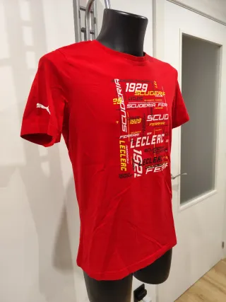 Camiseta OFICIAL Puma FERRARI Leclerc  - Talla M