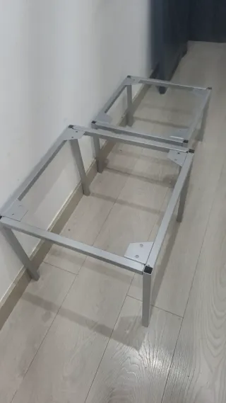 Pack 2 Estructuras metálicas mesa/banquillo