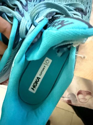 Hoka M Clifton 9 Scarpe da Corsa Blu/Teal

