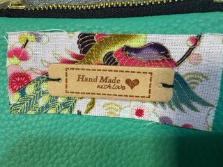 Porta monete  Handmade ecopelle  mini pochette