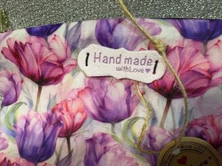 Set 2 pochette fiori vintage Handmade