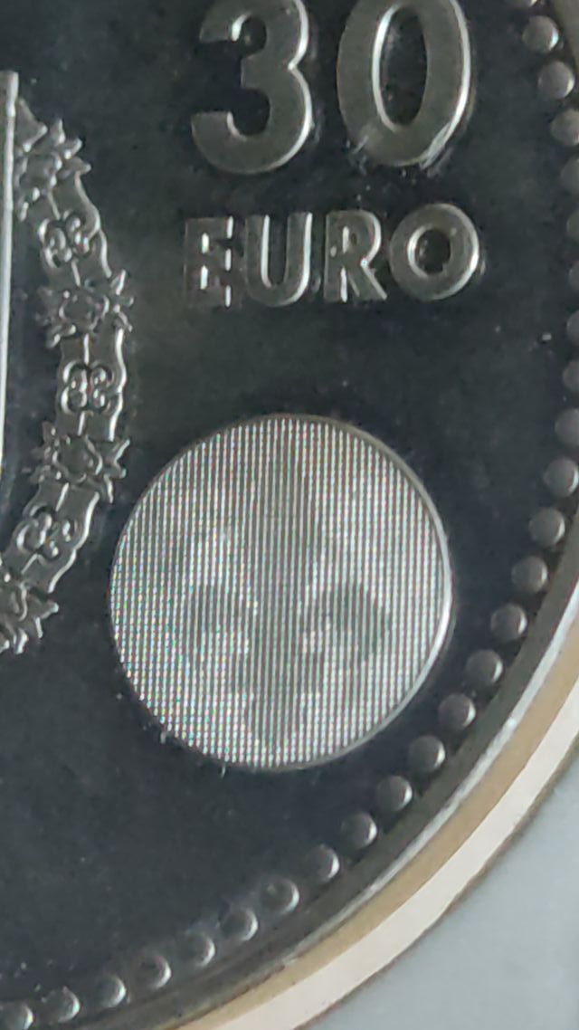 30 Euros de plata Felipe VI Rey de España 2014