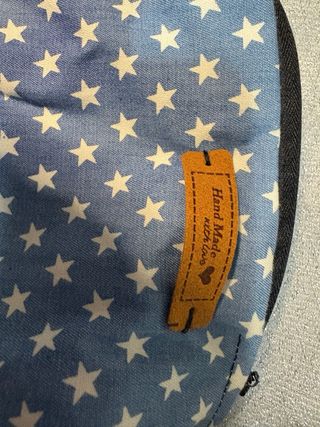 Tote bag e pochette denim stelle Handmade vintage