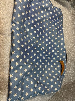 Tote bag e pochette denim stelle Handmade vintage