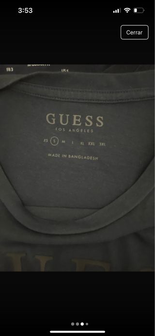 Camiseta Guess Azul
talla s