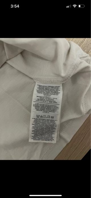 Camiseta Nike Air Max Blanca y Amarilla
talla S