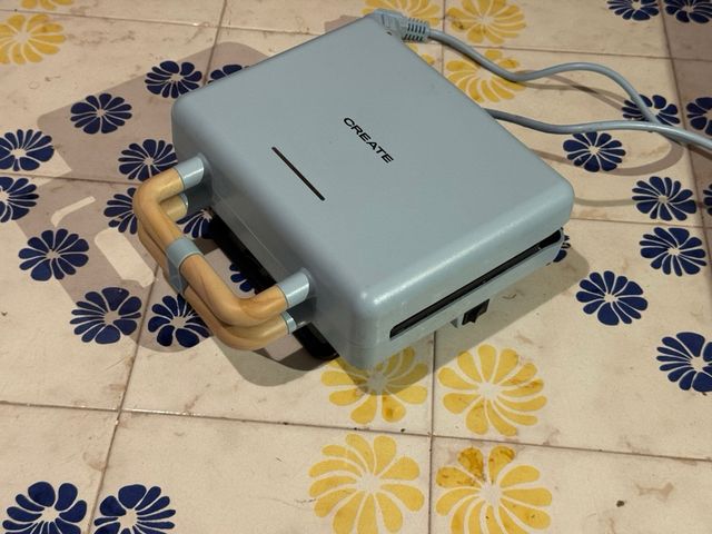 Macchina per waffle color menta