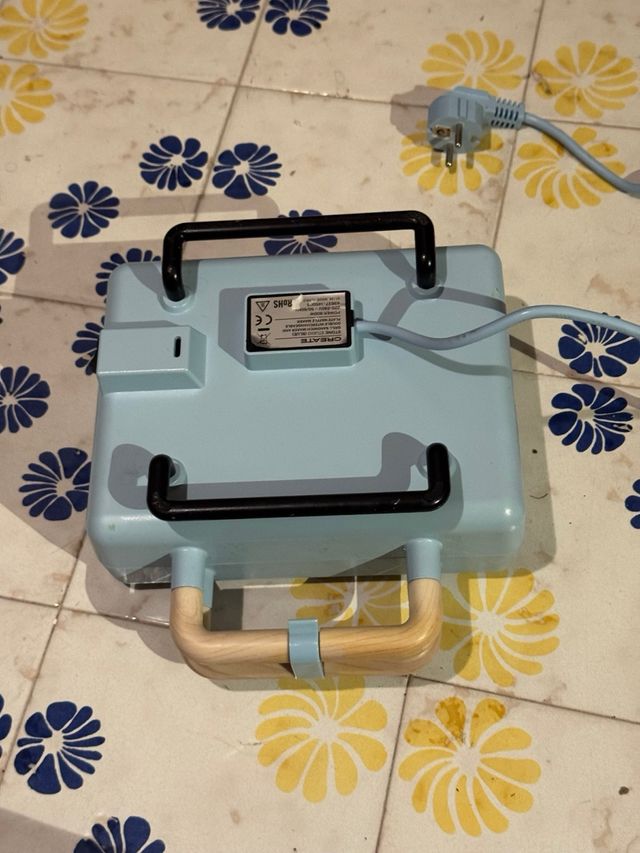 Macchina per waffle color menta