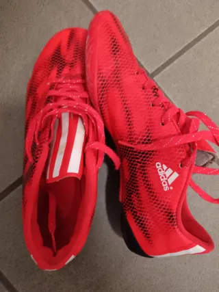 Scarpe da calcio Adidas rosse/arancio