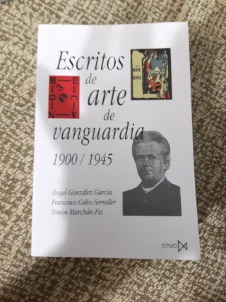 Libro Escritos de arte de vanguardia 1900-1945