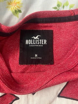 Camiseta Hollister Roja Talla M