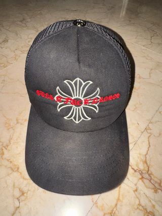 Gorra Trucker Chrome Hearts Negra Roja