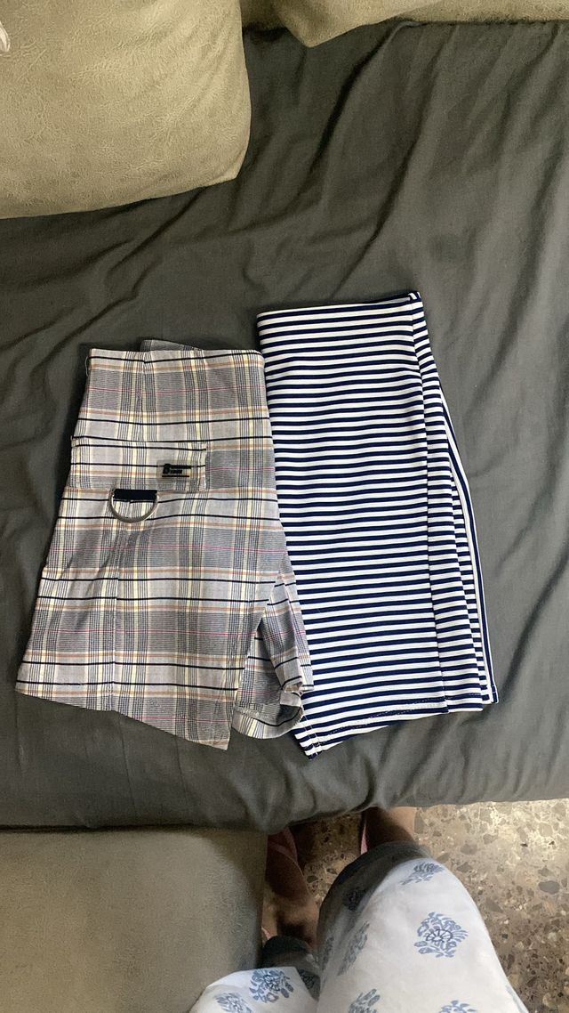 Pack 2 Faldas: Raya y Cuadros