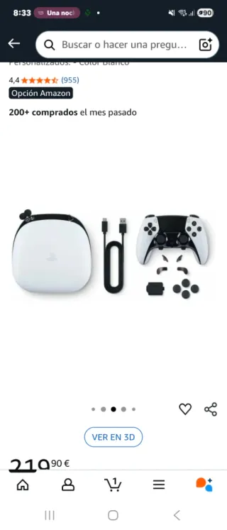 Mando PS5 DualSense Blanco