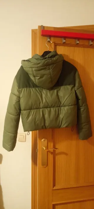 Cazadora juvenil verde