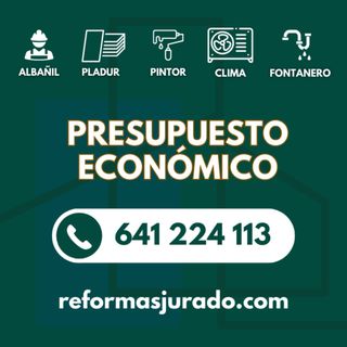 Albañilería, pintura, pladur y reformas integrales
